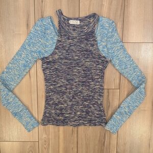 Women's Free People We The Free Cold Shoulder Thermal Top